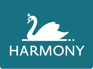 Logo spoločnosti Harmony – referenčný partner spoločnosti Evalion